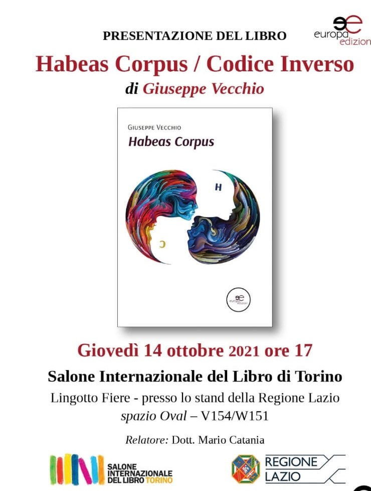 Habeas Corpus, il volume unico e originale di Giuseppe Vecchio